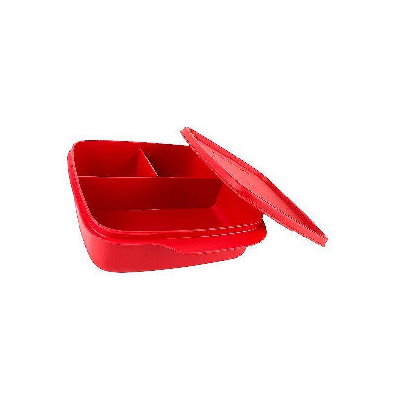 Tupperware Basic Line com Divisórias 550ml Varias Cores - Pote